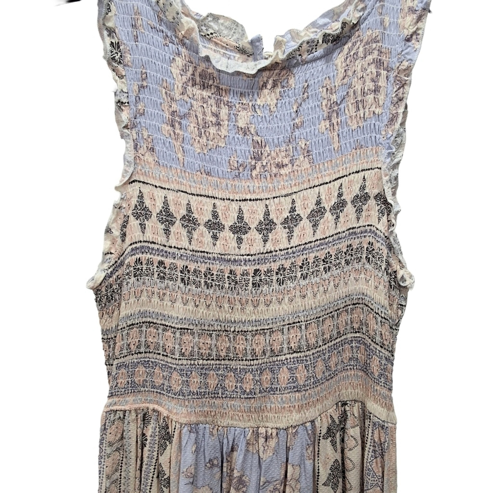 ✨2/$25 Altard State~Women Smock Neck Maxi Dress~Boho Sleeveless~Cottagecore~SM - Picture 4 of 11